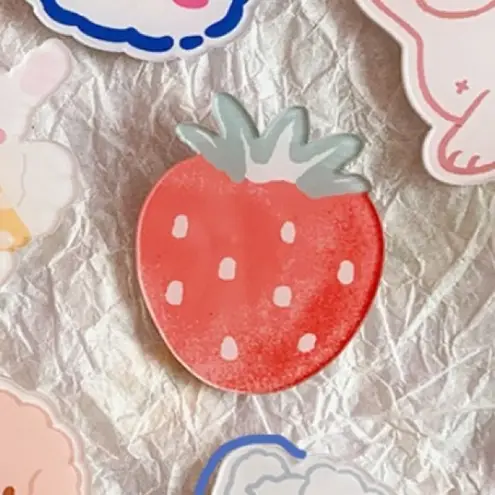 Kawaii Strawberry Fruit Brooch Pin