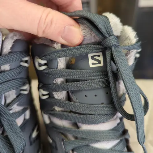 Salomon Kaina CS WP Waterproof Insulated Winter Snow Boots Women's 6 37 Gorpcore