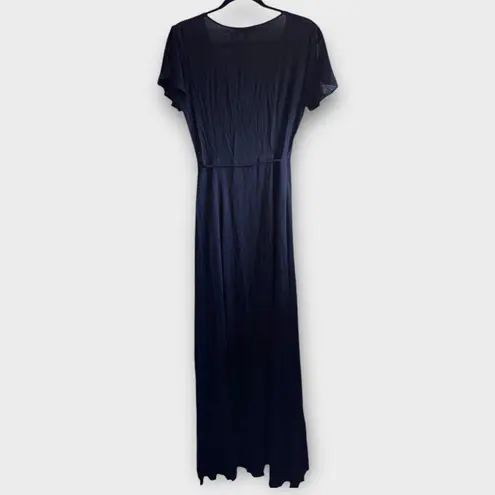 NWT Lulus | Ravishing Charm Black Ruffled Wrap High