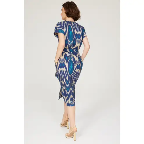 VANESSA BRUNO Blue Printed 100% Cotton V