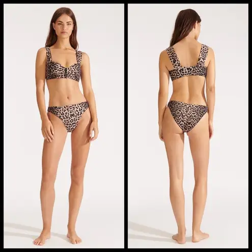 Veronica Beard 💕💕 Marau Bikini Bottom Leopard XL NWT