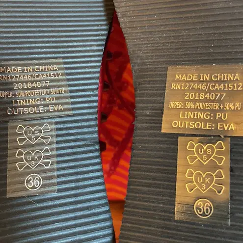 Iron fist NEW! Lovelace Your Face RED Lace Studded Platform Creepers Size 36/5