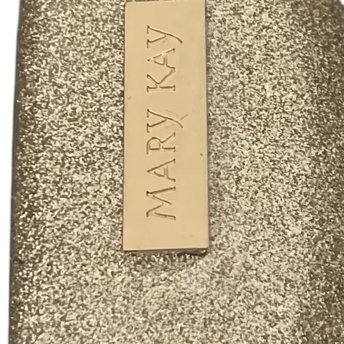 Mary Kay Gold Glitter Hard Shell Case & Animal Print Leopard Sunglasses