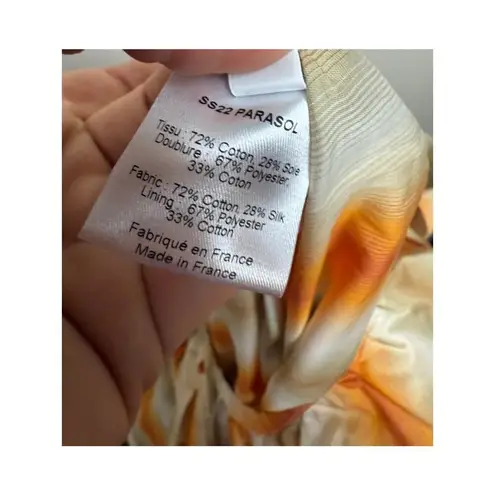 Roseanna Orange Stripe Dress NWT Sz. 38 (US S) NO BELT