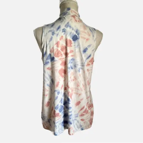 Eye Candy  Pink Blue Tie Dye Tank Junior’s Size XL