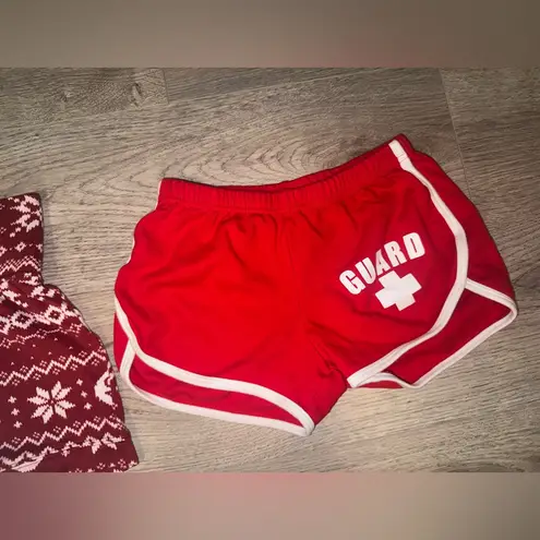 Gilly Hicks Cute red petite women’s shorts bundle XS/S /Lifeguard