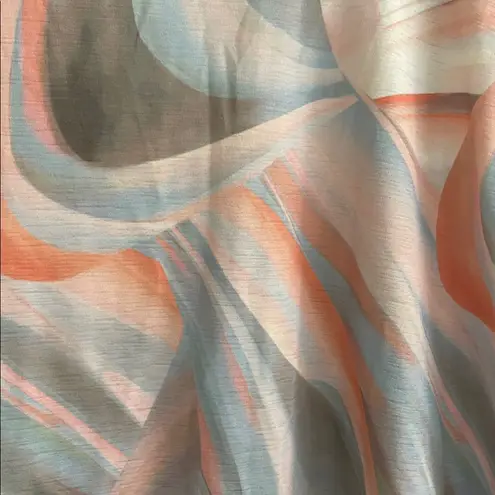 CALIA by Carrie Underwood Trapeze Performance Tank Top in Mother of Pearl Size S Orange