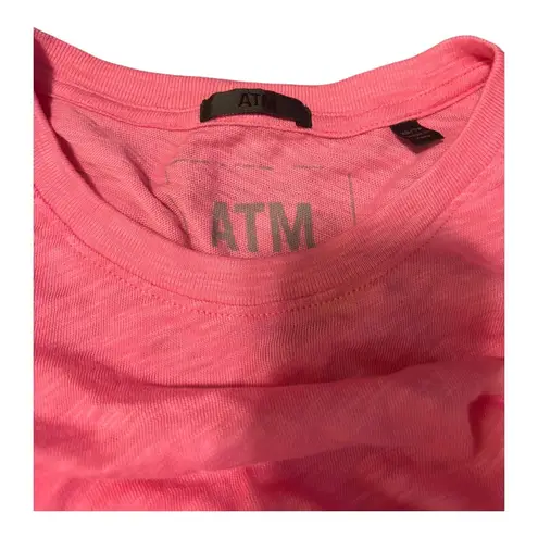 ATM Anthony Thomas Melillo Pink Lotus Swing Dress Sleeveless Size XS