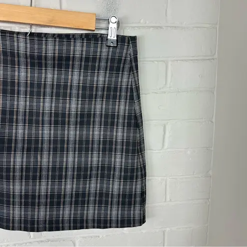 West of Melrose Plaid Mini Skirt Size S
