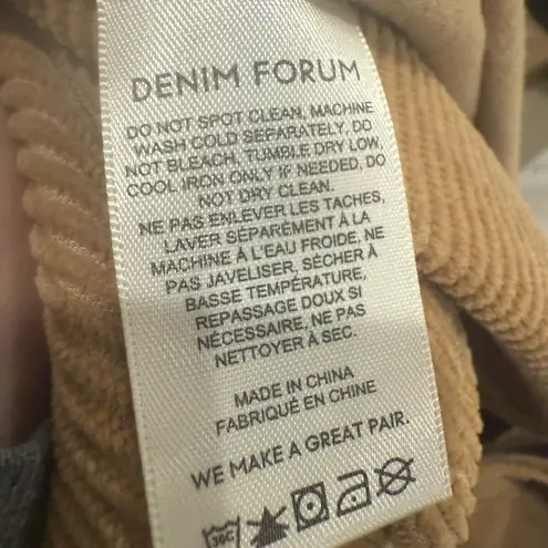 DRESS FORUM for ARITZIA The Nina Corduroy Western Shirt Jacket in Rush Brown Tan Size L