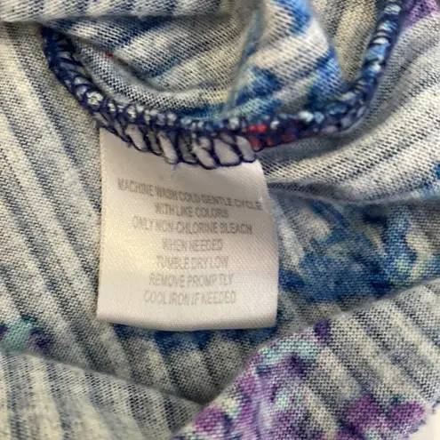 French Laundry Women’s Button Down Blouse Roll Tab Long Sleeves Floral EUC Sz M