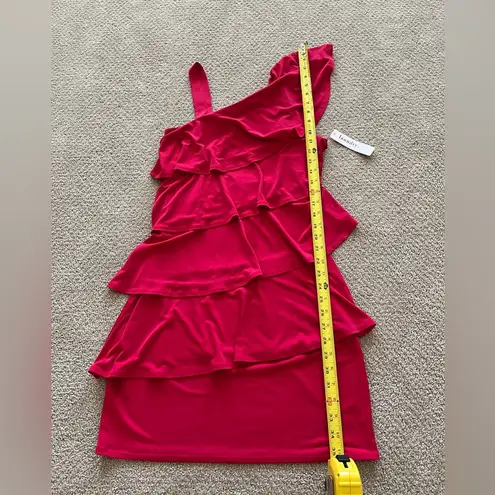 Laundry by Design Tiered One Shoulder Dress