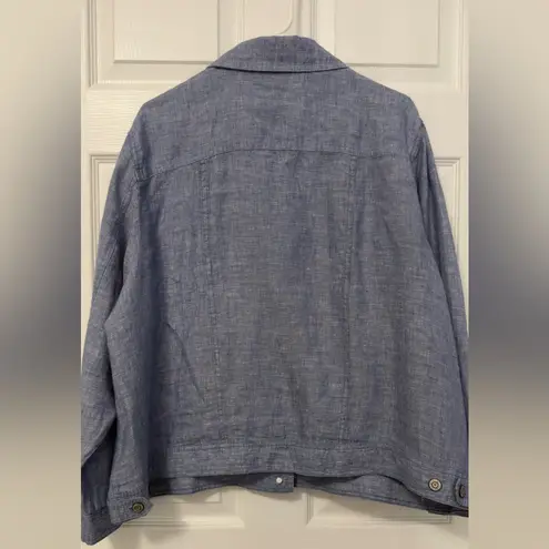 Jones New York  Light Blue Jean Jacket