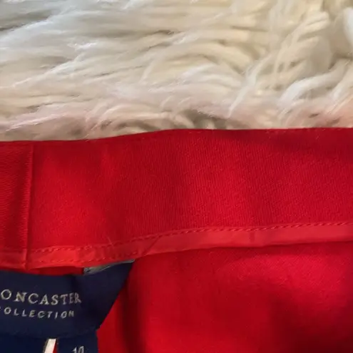 Doncaster  COLLECTION RED PANTS SIZE 14 inseam 29” waist 36”zipper side