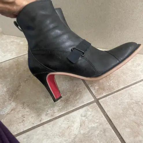 Diesel Rita Leather Black Ankle Casual Boots Women's Size 6.5 pre owned gothic