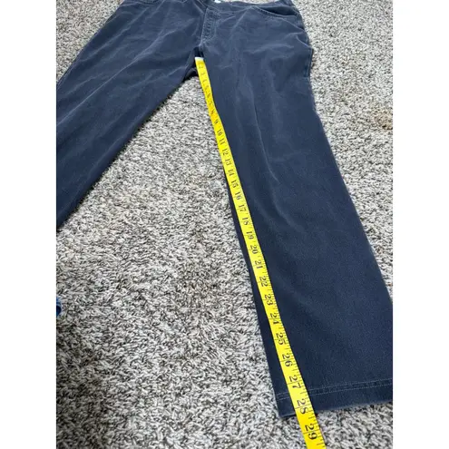 J Jill Purejill Womens Black Pull On Elastic Waist Pants Sz L Casual Stretch Size L