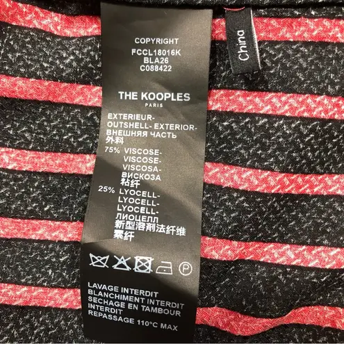 The Kooples Women’s Striped Puff-Sleeve Button Down Shirt