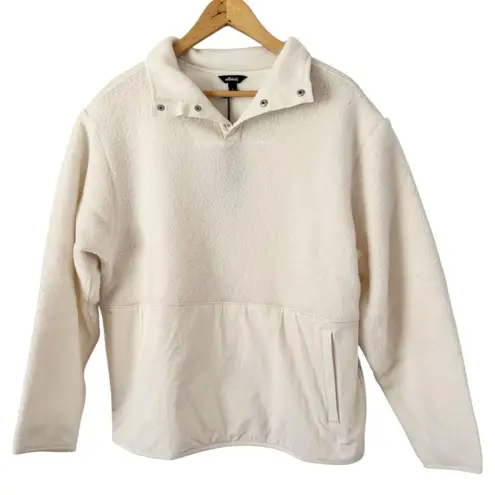 Allbirds NWT Fluff Fleece Pullover Natural White Women’s Size Large