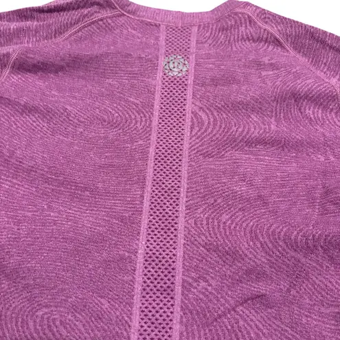 Lululemon Swiftly Tech Long Sleeve Shirt Women's Size 4 Heathered Plum