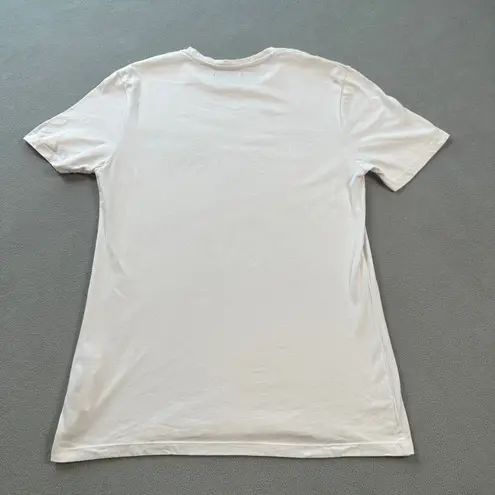 Zara Basic T Shirt Womens Size L White Eagle Floral Print Graphic NWOT Size L