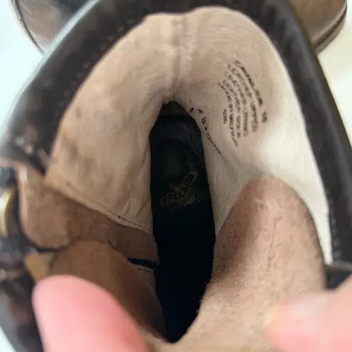 Freebird Cavalier Boots Combat Leather Lace Up Lugged Boho Western Brown Green Size 10