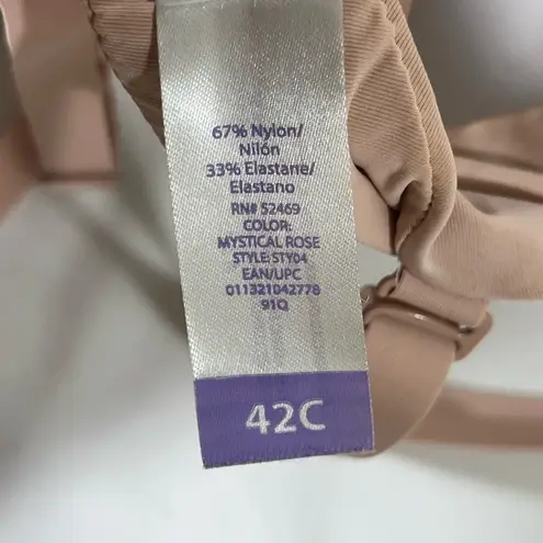 secret treasures Seamless Bra Full Coverage Wireless 42C Mystical Rose PREOWNED
