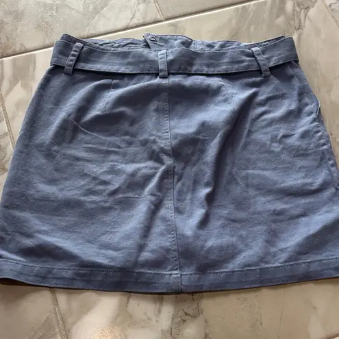 Francesca&#x27;s Collections Sky Blue Twill Skirt Size M