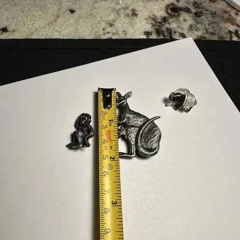 Animals Lot Of 3 Brooch Pin / Tack Lapel Pin