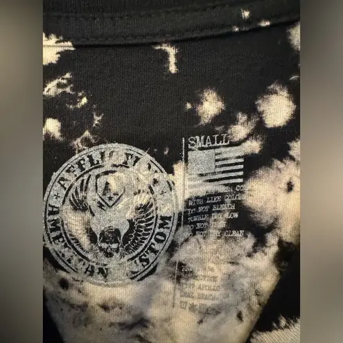 Affliction Women’s AC Moto Flag T-Shirt Mini Dress Size Small