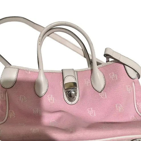 Dooney & Bourke Vintage Dooney‎ & Bourke Y2K Pink Monogram satchel crossbody Bag