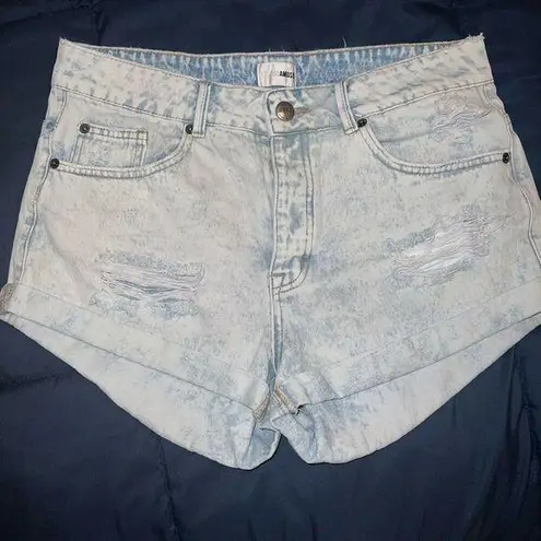 Amuse Society Amuse denim cut off shorts acid washed size 30