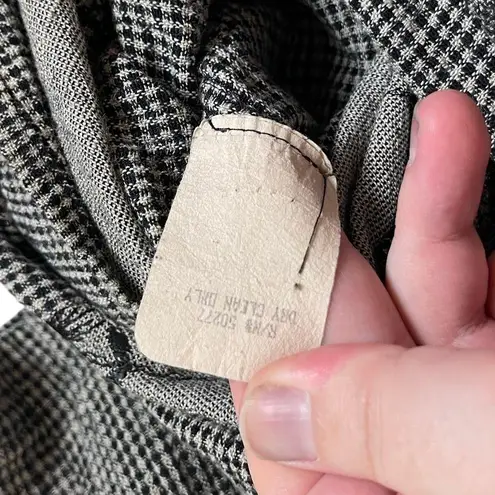 carole little Vintage 90s Patchwork Gingham Print Floral Maxi Dress Women’s 8