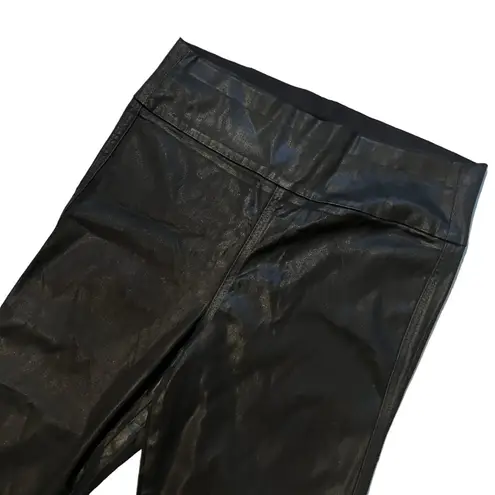 LEVEL 99 Coated Devon Pull On Skinny Jeans in Vinyl Color, Sz L Size L