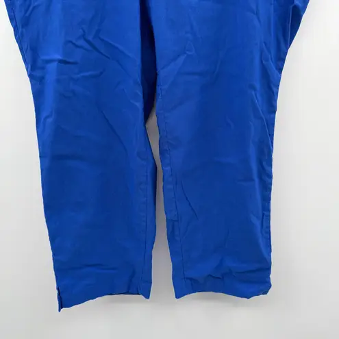 Lane Bryant Blue High Rise Straight Leg Dress Pants Sz 24