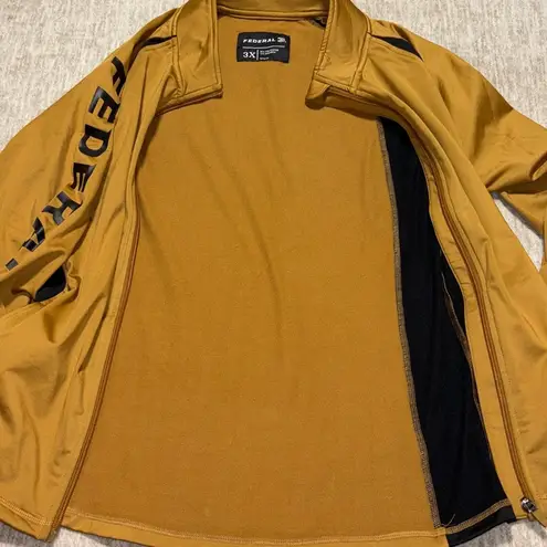 FEDERAL gold and black fitted style jacket women's sz 3x NEW