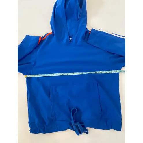 Kinona Hit The Range Longsleeve Golf Hoodie Blueberry Blue EUC Sz S Stretchy