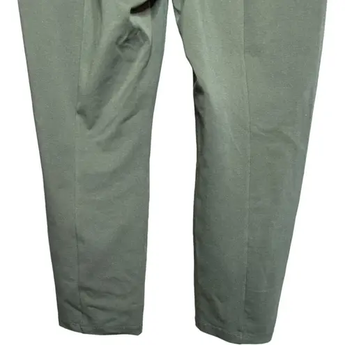 Susan Graver Weekend Premium Stretch Slim-Leg Ankle Pants Loden Green XL Petite