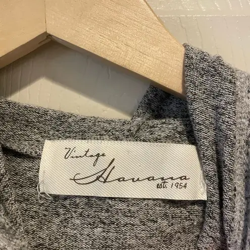 Vintage Havana Cutout Gray Hoodie