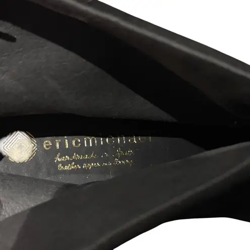 Eric Michael Womens Black Suede Ankle Boots With Zipper Closure Size 38 US 7.5 - Image 7