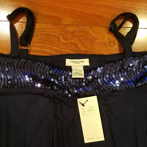 Vertigo Paris Veritigo Mini Skirt Sequin Dress Size Large