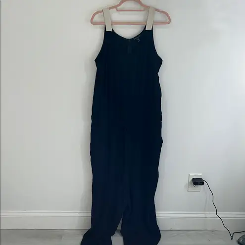 Eileen Fisher  Black Silk Crepe Jumpsuit - Image 3