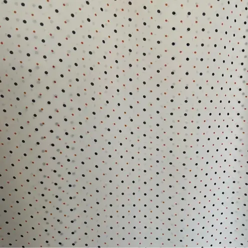 Fun 2 Fun White Polka Dot Short Sleeve Blouse Top Size M Size M