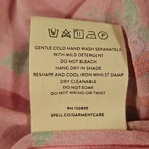 💕SPELL & THE GYPSY💕 Solstice Boho Midi Dress ~ Salsa Rose Large Red