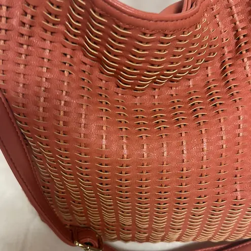 Malibu Skye Hobo Bag with Woven Texture and Adjustable Strap Tan