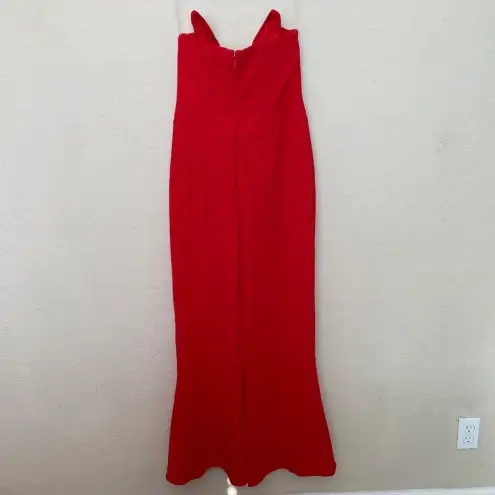 House Of CB  'Tamara'‎ Cherry red Strapless Corset Dress maxi NWOT size XL