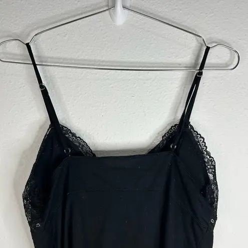 Jaclyn Smith Jacqueline Smith Black Lace Trim Slip Dress - Size Small