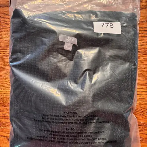 J Jill Sweater Cardigan Midi Black 55% Linen Women's Size M Boho Size M