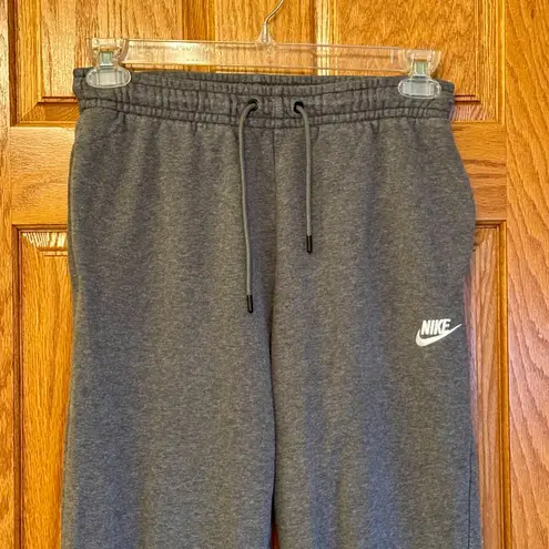 Nike Joggers Small Gray Elastic Waistband Cuffed Ankles Pants