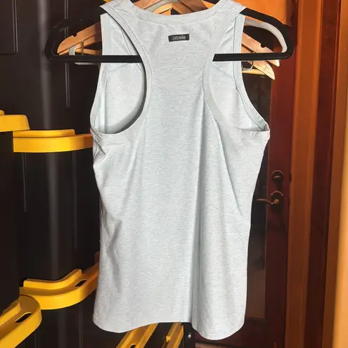 Oiselle LUX LAYERING RACERBACK TANK Low Tide Blue Size 4