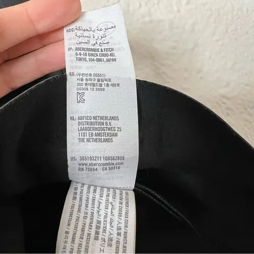 Social Tourist Black Faux Leather Pleated Mini Skirt Size Medium